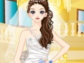 The most beautiful bride dress up
