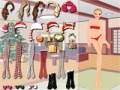 Snow Girl in Xmas