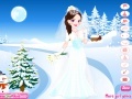 Lovely Winter Bride Dress Up