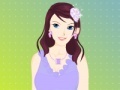 White Frock Girl Dressup