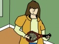 Tennis Racket Guitarist