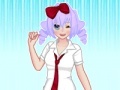Anime school girl dress up game