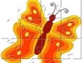 Yellow And Orange Butterfly Jigsaw