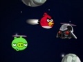 Angry birds. Run in space