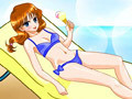 Sunbath at Beach