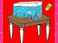 Aquarium and table coloring