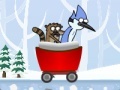Regular Show Snow Race