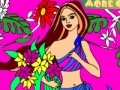 Kid's coloring: Beautiful girl 2