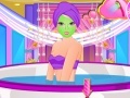 Twin Barbie at spa salon