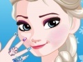 Queen Elsa nail design
