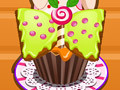 Butterfly banana cupcake
