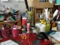 Messy office room