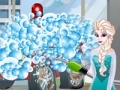 Elsa. Ambulance washing