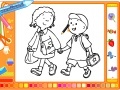 Ccoloring Couple in love