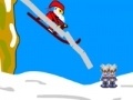 Santa Claus on a sledge