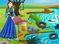 Princess Anna. River cleaning
