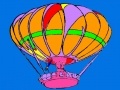 Flying balloon coloring