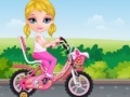 Baby Barbie bicycle ride