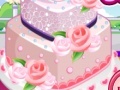 Rose wedding cake 3