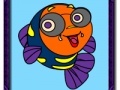 Happy fish coloring