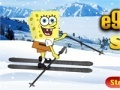 Spongebob Skiing