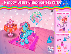 マイLITTELポニー：Raibow Dash`sグラマラスティーパーティー.