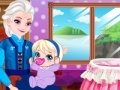 Grandma Elsa сares baby