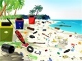 Cleaning the beach