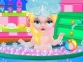 Baby Elsa Bubble Bath