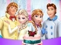 Frozen Family Cooking Wedding Cake