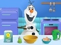 Olaf Cooking Turtle Cake