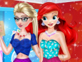 Elsa and Ariel Club Party