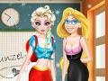 Elsa and Rapunzel: Highschool Outfit