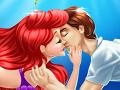 Ariel Prince Eric Kissing Underwater