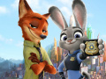 Nick and Judy Searching for Clues