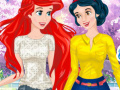 Ariel and Snow White BFFS