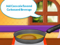 Elsa Cooking Coco-Cola Cake