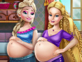 Elsa and Barbie Pregnant BFFS