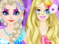 Elsa vs Barbie Make Up Contest