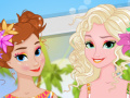Anna And Elsa Tropical Vacation 