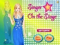 Singer on Stage