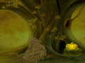 Creepy pumpkin forest escape