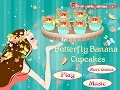 Butterfly Banana Cupcake