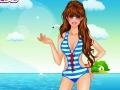 Girl at the Beach Dress Up