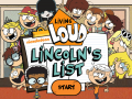 The Loud House: Lincolns List  
