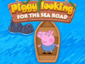Piggy Looking For The Sea Road