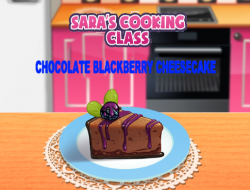 サラの料理教室チョコレートブラックベリーチーズケーキ 