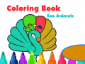 Coloring Book: Zoo Animals