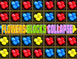 フラワーブロック崩壊 