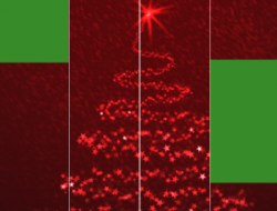 クリスマスの魔法のタイル 